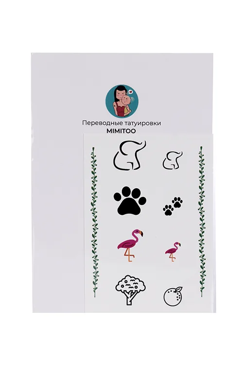 Мини-тату Mimitoo переводные Фламинго