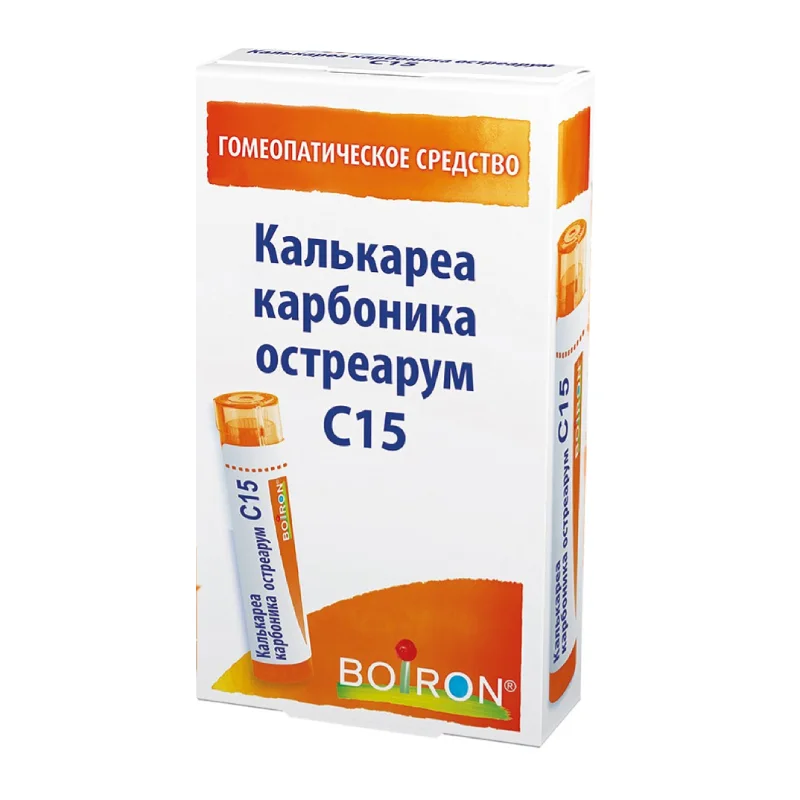 Калькареа Карбоника Остреарум С15 Гран. гомеопат.4Г 1 шт
