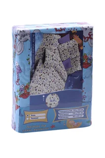 Детское постельное бельё Baby Лесная сказка голубой 112×147 см/110×150 см бязь 142 гр/м