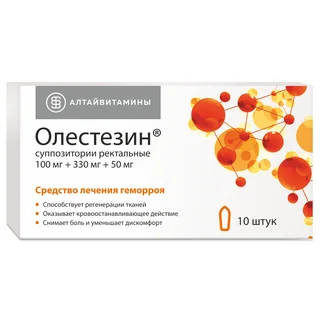 Олестезин суппозитории ректальные 10 шт