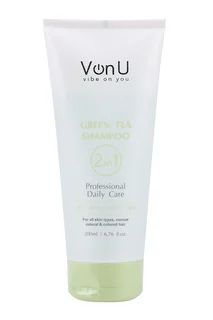 Шампунь VonU Green Tea для волос с зеленым чаем 200 мл