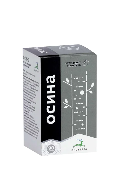 Экстракт Осина, 90 шт, капсулы