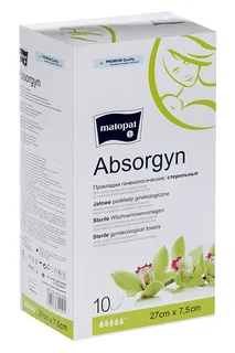 Прокладки Matopat Absorgyn гинекологические стерил 10 шт