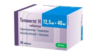 Телмиста Н таб. 40 мг+12,5 мг 84 шт