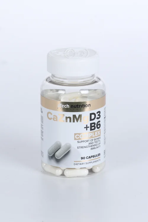 Комплекс кальций / цинк / магний/Д3/В6 aTech nutrition, 90 шт, капсулы