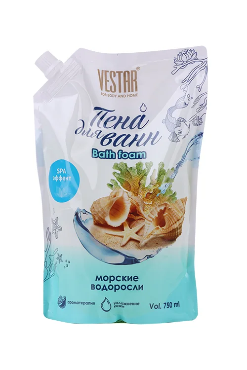 Пена для ванн Vestar морские водоросли 750 мл дой-пак