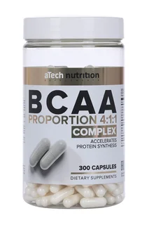 Комплекс aTech Nutrition аминокислот Bcaa 4:1:1 300 шт капсулы