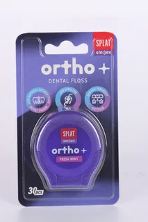 Зубная нить Splat Smilex Ortho+ DentalFloss Мята 30 шт