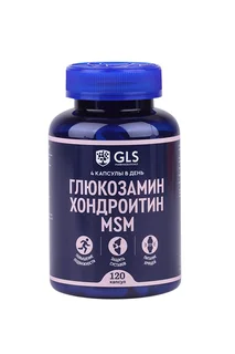 Глюкозамин Хондроитин МSМ GLS 800 мг 120 шт капсулы