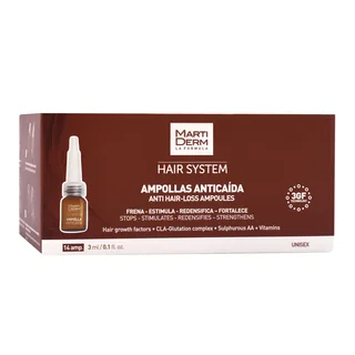 Martiderm Hair System ампулы против выпадения волос 3 мл 14 шт