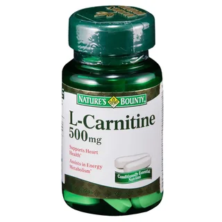 L-карнитин 500 мг, 30 таблеток, Nature's Bounty