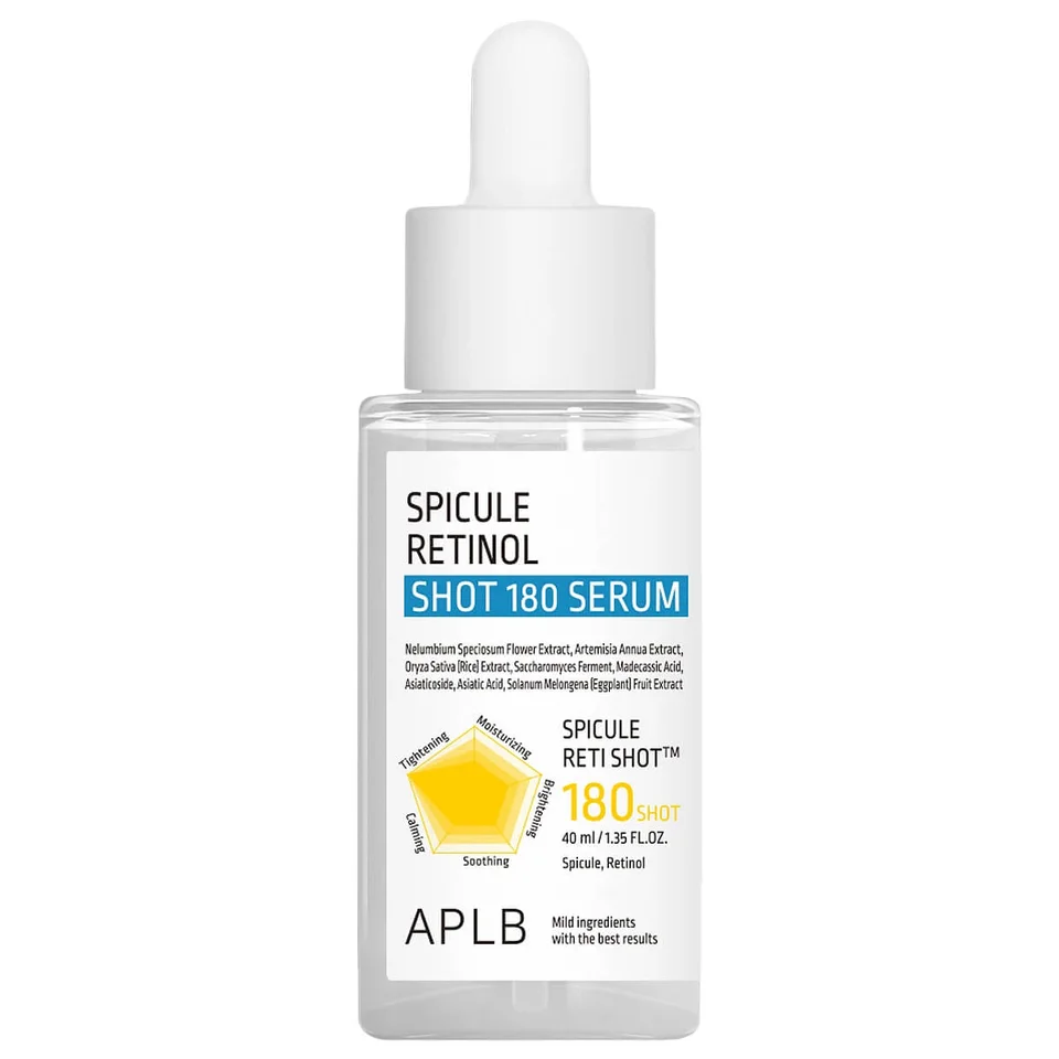 Обновляющая сыворотка для лица со спикулами и ретинолом Spicule Retinol Shot 180 Serum, 40 мл, Aplb