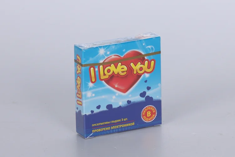 Презервативы I Love You Без запаха 3 шт