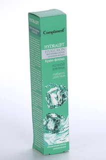 Крем-флюид Compliment Hydralift Hyaluron глубокого действия ночн для лица 50 мл