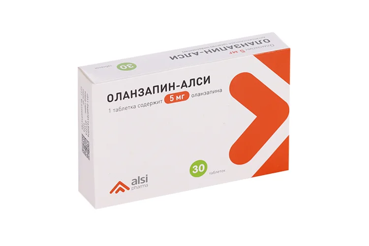 Оланзапин-Алси таблетки 5 мг 30 шт