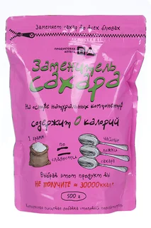 Заменитель сахара Продуктовая Аптека 3 Ложки 500 гр порошок