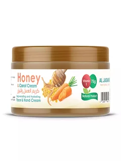 Аль Жасмин / Al Jasmine natural oils Крем увлажняющий морковь и мед для лица и тела, 75г
