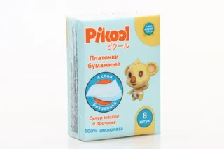 Платки бумажные Пикул носовые 8 шт