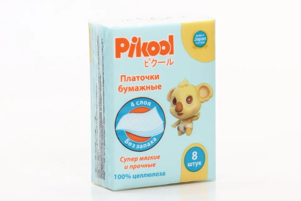 Платки бумажные Пикул носовые 8 шт