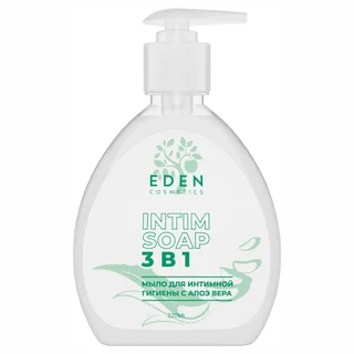 Мыло Eden для интимной гигиены 3 в 1 с Алоэ вера ,320 мл