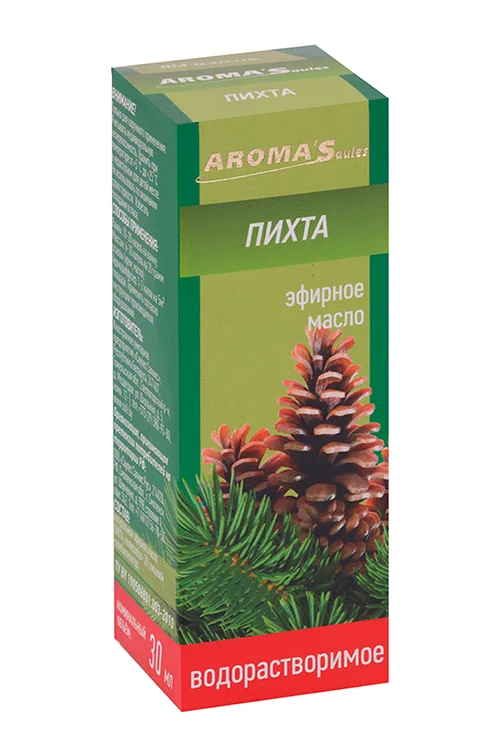 Эфирное масло AROMASaules пихта водорастворимое 30 мл