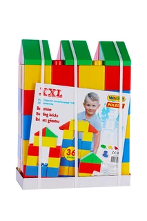 Конструктор строительный XXL 36 деталей