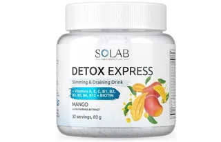 Детокс Слим Эффект с экстр ягод годжи Solab, 80 г, порошок со вкусом манго