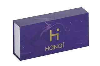 Набор Hanai из темного нефрита роллер-массажер / скребок для массажа гуаша