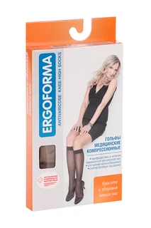 Гольфы Ergoforma компр антиварикоз жен р 3 бежевый