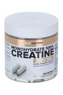 Креатин Моногидрат aTech nutrition 100% капсулы 240 шт