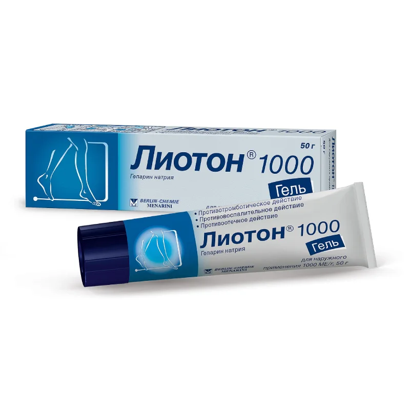 Лиотон гель 1000 ЕД/г 50 г