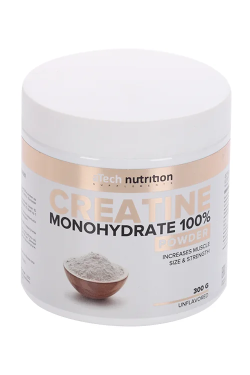 Creatin monohydrate 100% без вкуса банка 0,3 кг