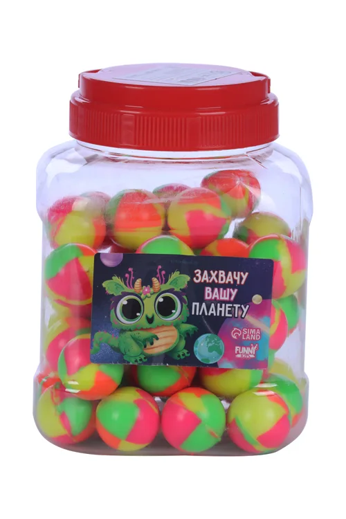 Мяч Funny toys Захвачу вашу планету 3 см 50 шт