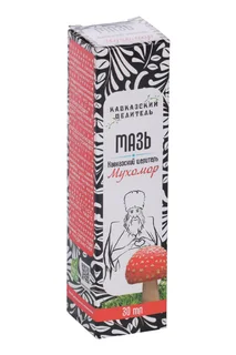 Мазь Кавказский целитель при болевом синдроме с мухомором 30 мл