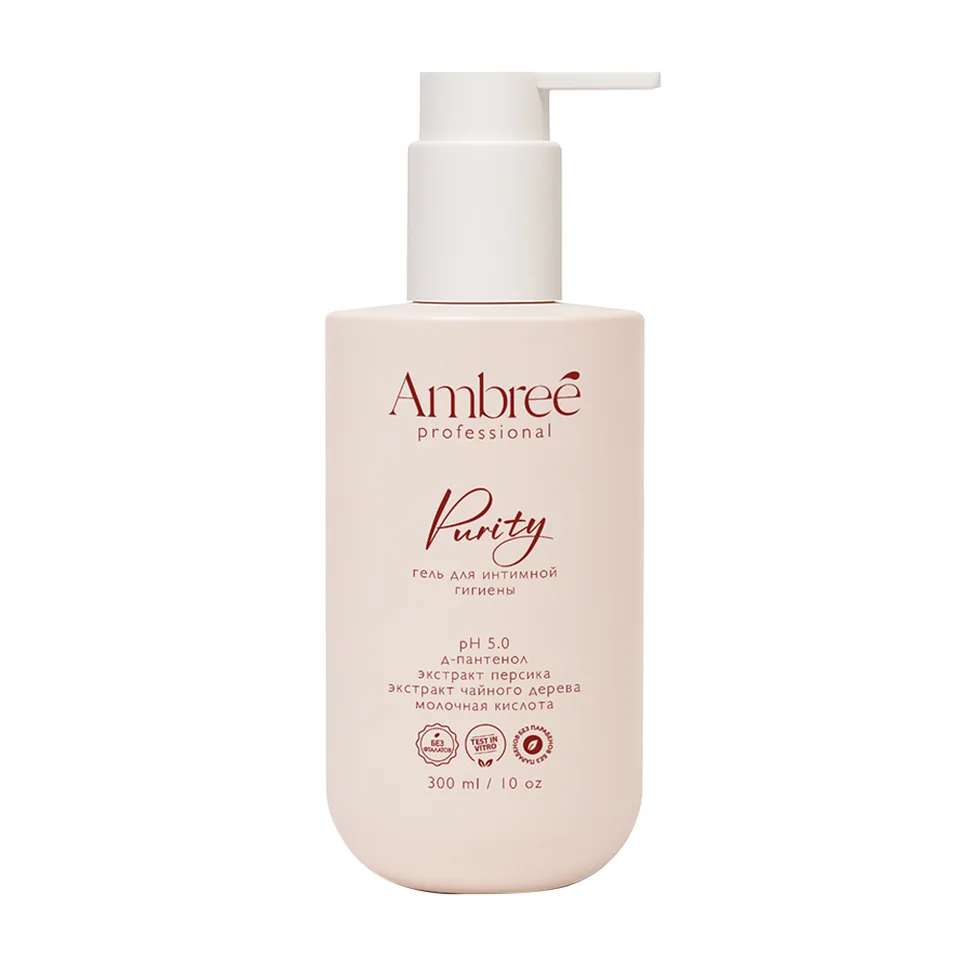 Очищающий гель для интимной гигиены серии Ambree Professional. Purity 300 мл