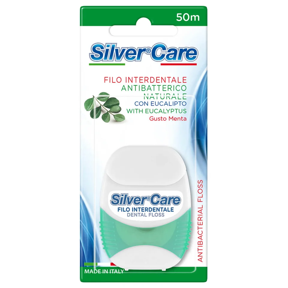 Зубная нить антибактериальная 50 м Silver Care
