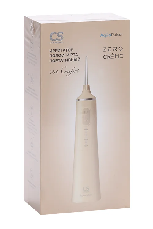 Ирригатор полости рта CS Medica AquaPulsar CS-9 Comfort портативный Zero Creme