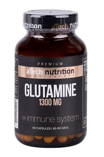 L-Глутамин aTech Nutrition Premium, 820 мг, 90 шт, капсулы