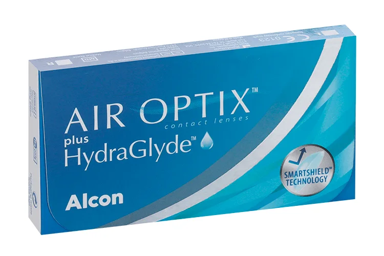 Контактные линзы Air Optix plus HydraGlyde (3) ежемесячные -6,0/14,20/8,6 3 шт