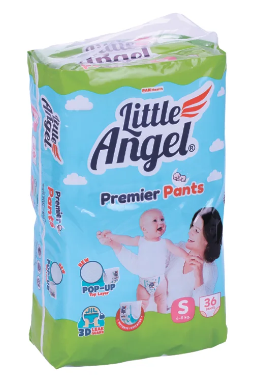 Подгузники-трусики Little Angel Premier S (4-8 кг) 36 шт