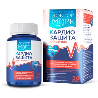 КардиоЗащита, 30 капсул по 0,5 г, Доктор Море