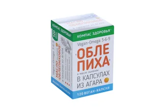 Масло Компас здоровья Облепиховое из агара 300 мг 120 шт капсулы