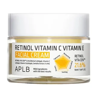 Крем для лица с ретинолом и витамином С Retinol VitaminC VitaminE Facial Cream, 55 мл, Aplb