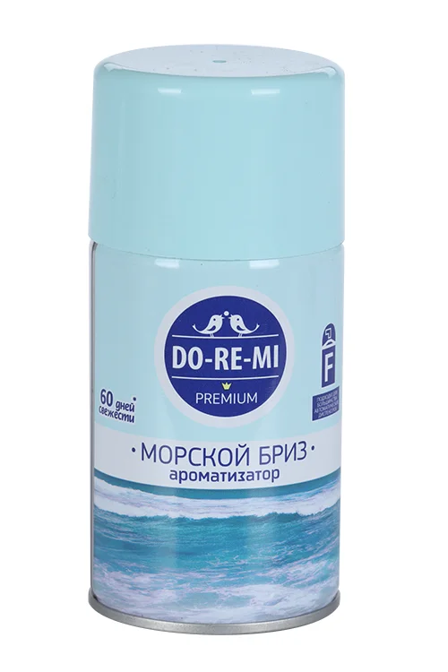 Сменный блок освежитель воздуха До-ре-ми Премиум "Дыхание моря" 250 мл
