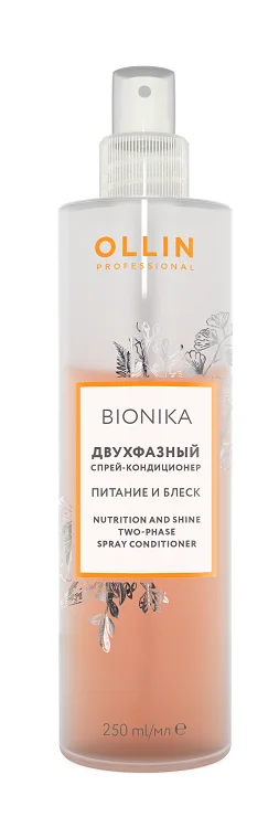 Спрей-кондиционер Ollin BioNika двухфазный 250 мл