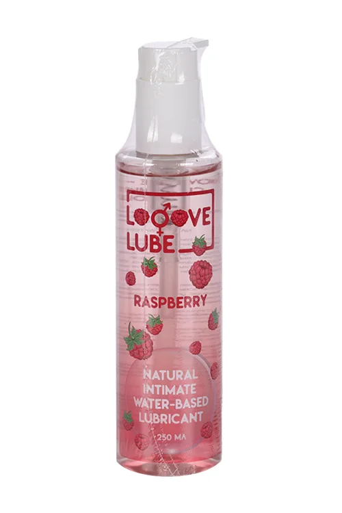 Лубрикант LoveLube Raspberry ароматизир органический 250 мл