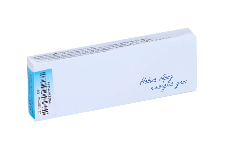 Линзы Офтальмикс Butterfly Aqua/Aqua Blue контакт одноднев R 8,6 (диоптрия -6,0) 2 шт