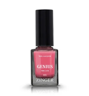 Лак Zinger Genius для ногтей розовый 12 мл (655)