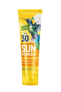 Крем Fitoкосметик Sun Screen cолнцезащитный 30 SPF для лица / тела, 75 мл