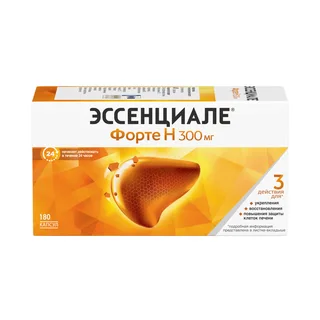 Эссенциале Форте Н для печени капсулы 300 мг 180 шт